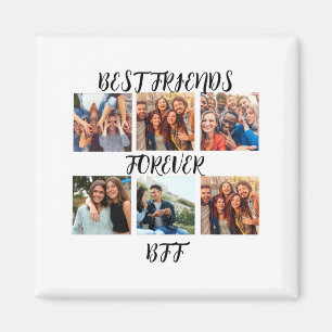 Personalized Best Friends Forever Photo Template T Magnet