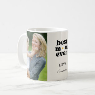 Personalized Best Mom Ever photo Coffee Mug