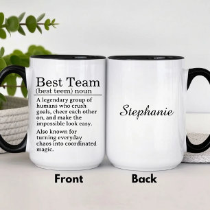 Personalized Best Team Definition Mug