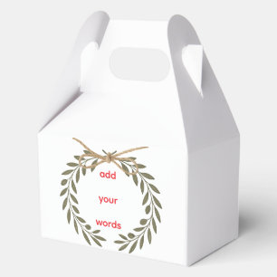 Personalized “Best Wishes” Favor Box