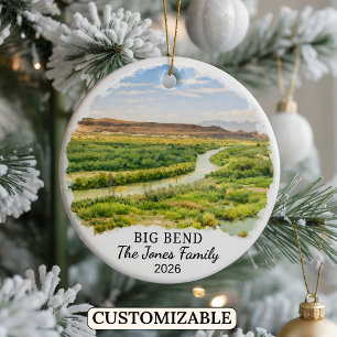 Personalized Big Bend National Park Ornament Texas