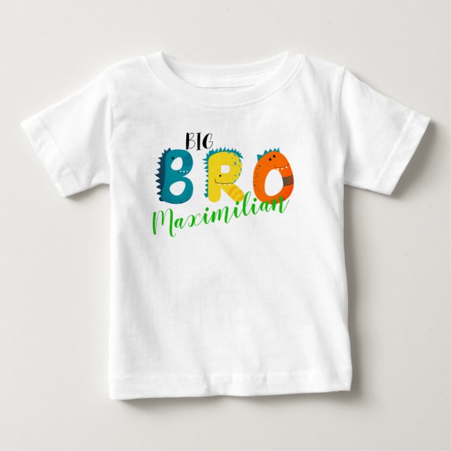 personalized BIG BRO Baby T-shirt (Front)
