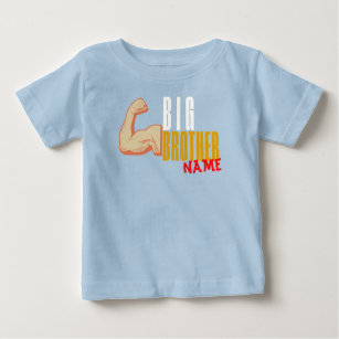 Personalized Big Brother Pregnancy Announcement Baby T-Shirt