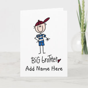 Personalized Big Brother Tshirts and Gifts Card