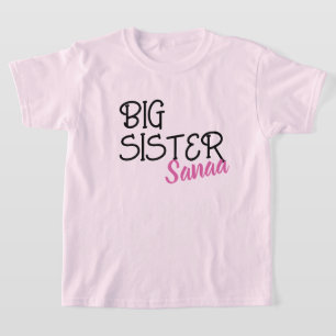 Personalized Big Sister Pregnancy Announcement T-Shirt