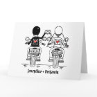 Personalized Biker Motorcycle Wedding Greetings