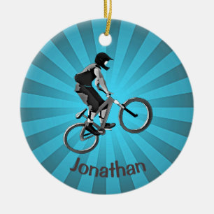 Personalized Biking Ornament