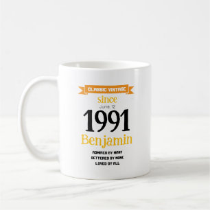 Personalized Birthday Gift Coffee Mug