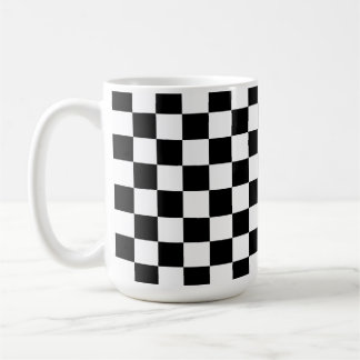 Personalized Black and White Coffee Mug