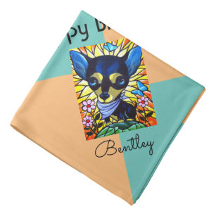 dog bandanas personalized uk