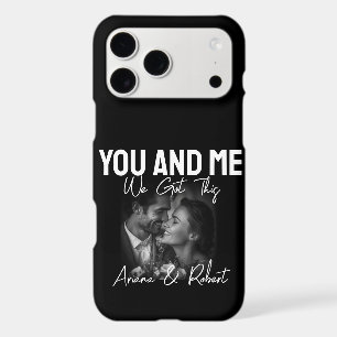Personalized Black Photo Couple You and Me 