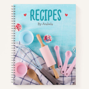 Personalized Blank Recipe Cook Book To Write In