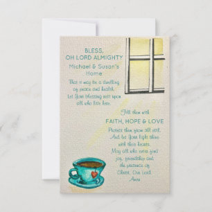 Personalized Bless This Home – Prayer Card