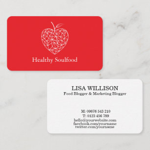 Personalized Blogger Influencer Content Creator  Business Card