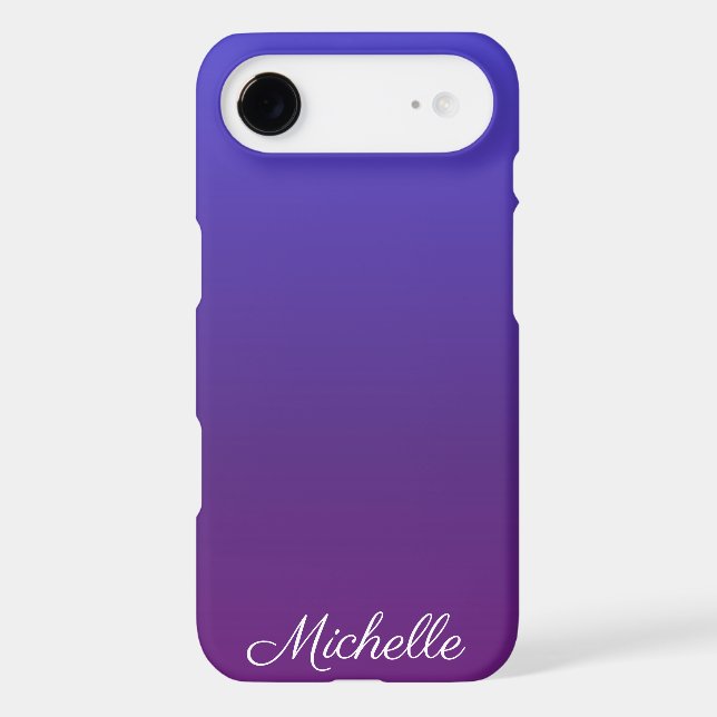 Personalized blue and purple ombre (Back)