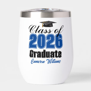 Personalized Blue Class of 2026 Graduation