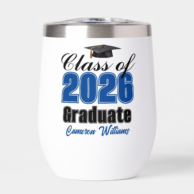 Personalized Blue Class of 2026 Graduation (Front)
