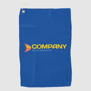 Personalized blue golf towel custom
