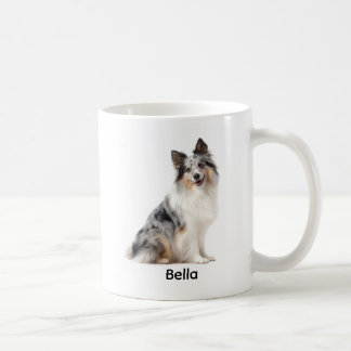 Personalized Blue Merle Sheltie I Own You Coffee Mug