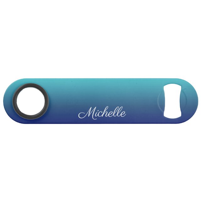 Personalized blue ombre gradient (Front (Horizontal))