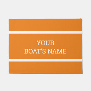Personalized Boat Name Dock Mat