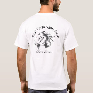 Personalized Boer Goat Farm #3 T-Shirt