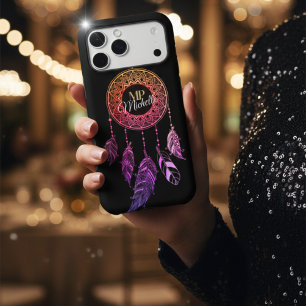 Personalized Boho Dreamcatcher Gold Monogram