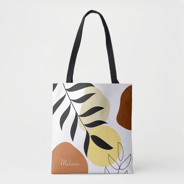 Personalized Boho Tote Bags (Front)