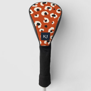 Personalized Bold Leopard Monogrammed Golf Head Cover