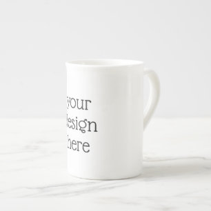 Personalized bone china mug