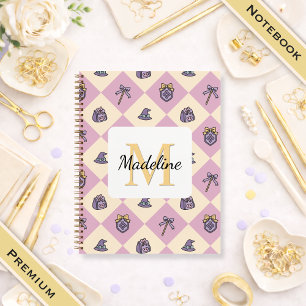Personalized Book Girl Wizard School Academy Pink