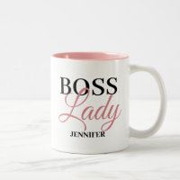 Personalized Boss Lady Mug