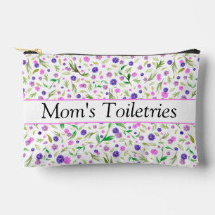 Personalized Botanical Makeup Pouch – Mom Gift