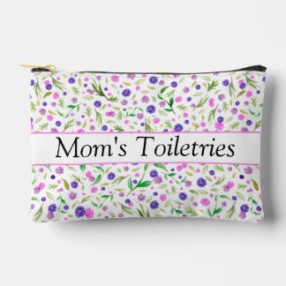 Personalized Botanical Makeup Pouch – Mom Gift
