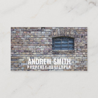 Personalized "Brick Housing" (American) Business Card