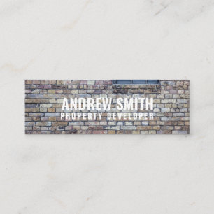 Personalized "Brick Housing" Instagram Mini Business Card