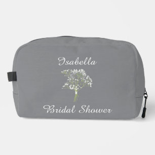Personalized Bridal Shower, Floral Wedding Gift Dopp Kit