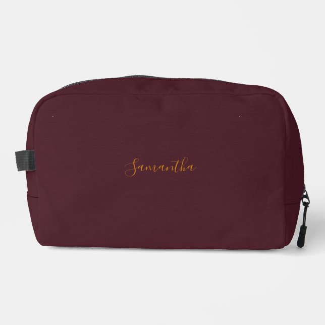 Personalized Bridesmaid Makeup Bag (Front)