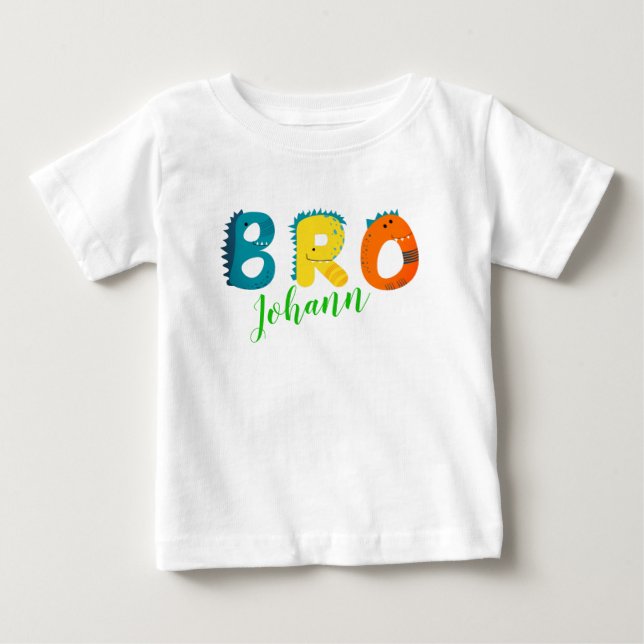 personalized BRO Baby T-shirt (Front)