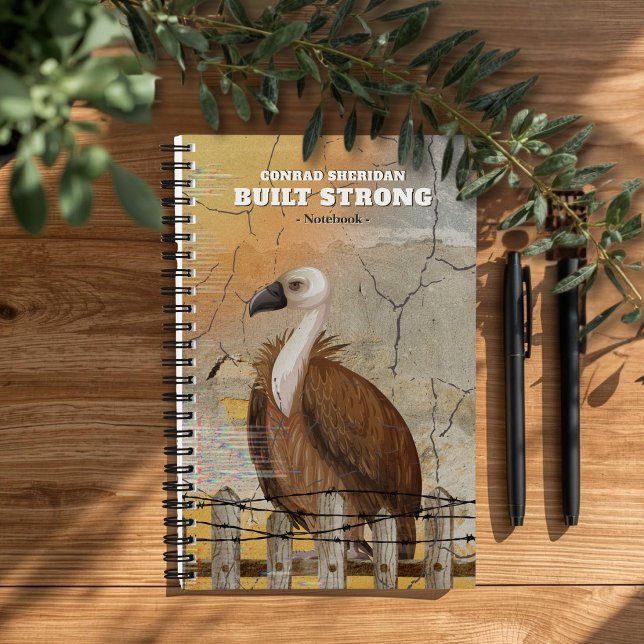 Personalized Built Strong Notebook for Men (Creator Uploaded)