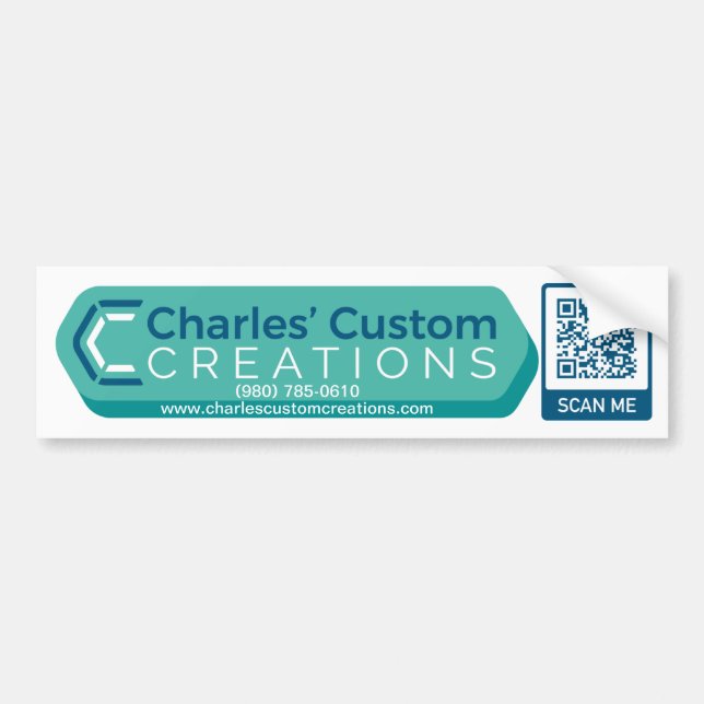 Personalized Bumper Sticker With Your Graphics (Front)