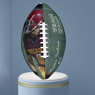 Personalized Burst Photo Football Player dad American Football