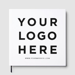 Personalized Business Logo and Text Corporate Guest Book