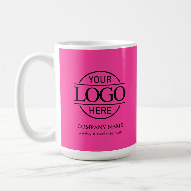 Personalized Business Logo Custom Company Gift Cof Coffee Mug (Left)