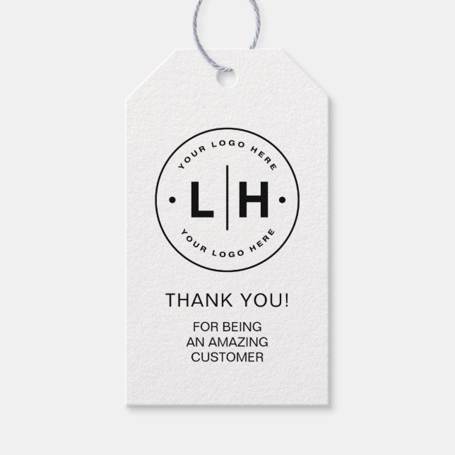 Personalized Business Logo Promotional Gift Tags (Front)