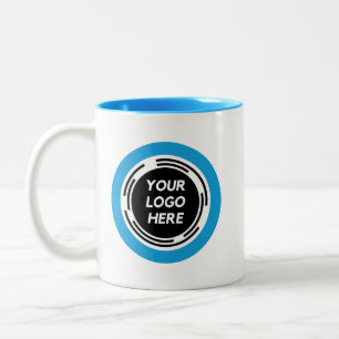 Personalized Business Promotional Logo Two-Tone Co Coffee Mug