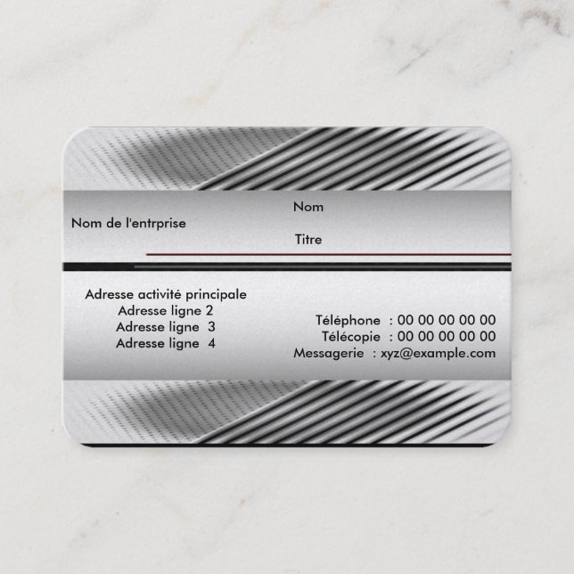 personalized calling cards (Front)