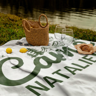 Personalized Camp Bach Bachelorette Party Custom Fleece Blanket