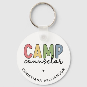 Personalized Camp Counselor Gifts Key Ring