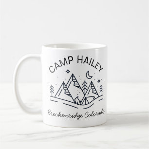 Personalized camp mug, personalized campfire mug, coffee mug